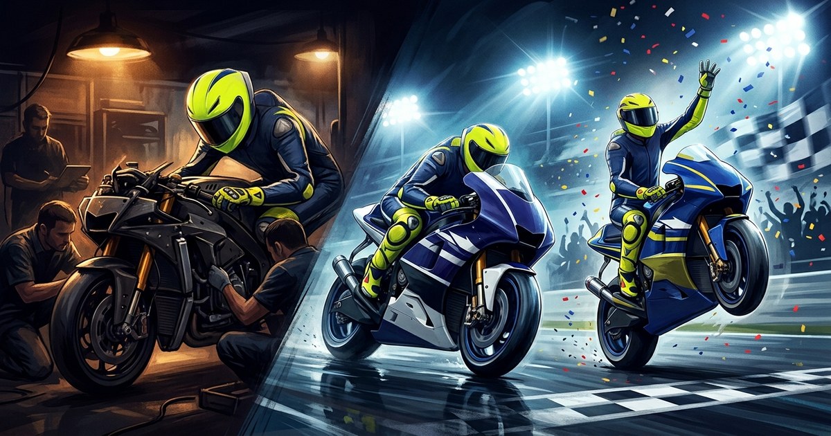 Валентино Росси и Yamaha M1: как мастер спасил мотоцикл, который никто не хотел
