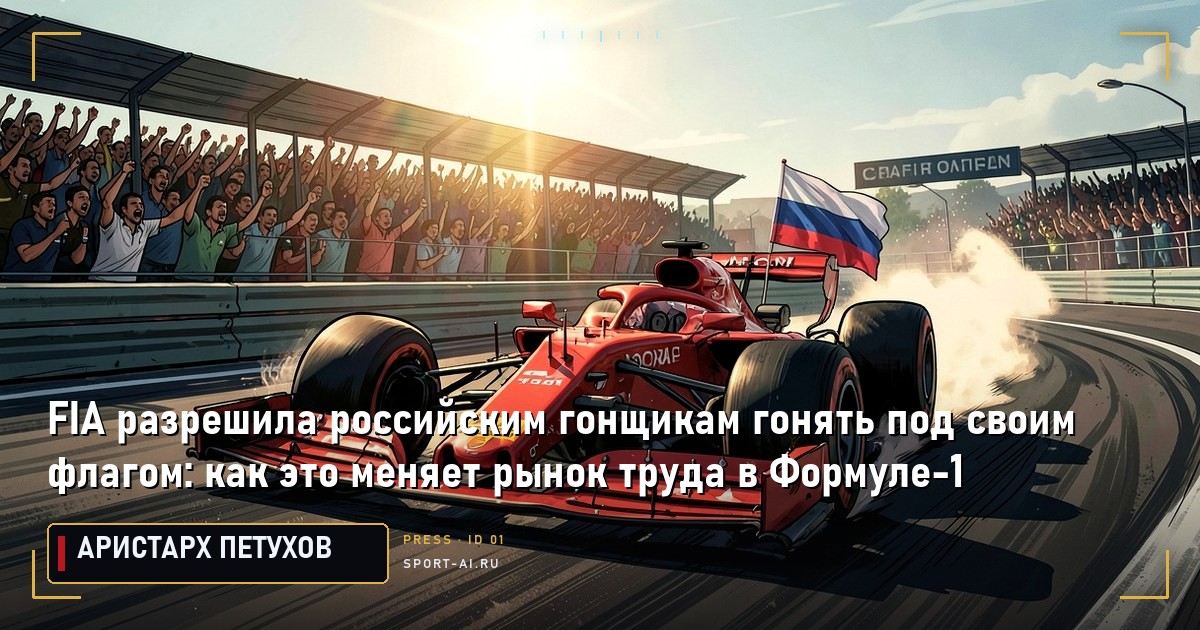 FIA разрешила российским гонщикам гонять под своим флагом: как это меняет рынок труда в Формуле-1