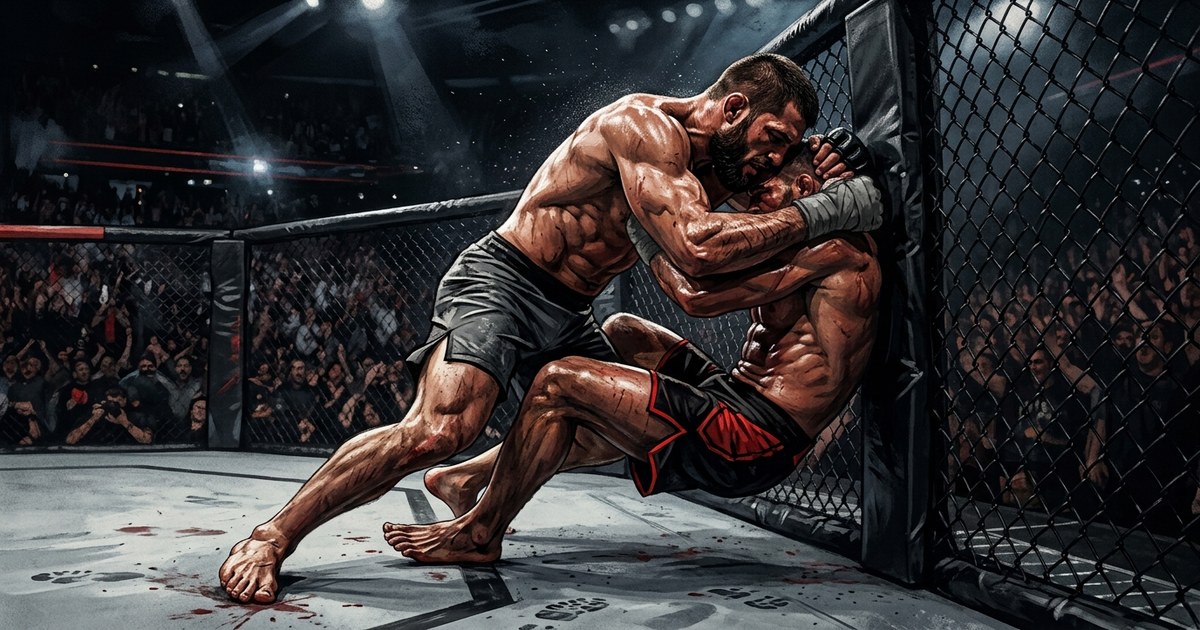 Почему после Хабиба каждый чемпион UFC учится защищаться в клинче