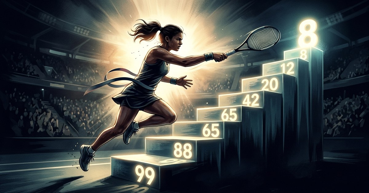 92 позиции за месяц: как Андреева взлетела в топ-8 WTA