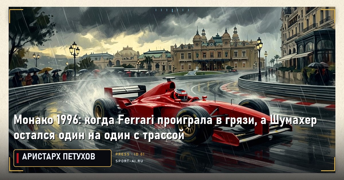 Монако 1996: когда Ferrari проиграла в грязи, а Шумахер остался один на один с трассой