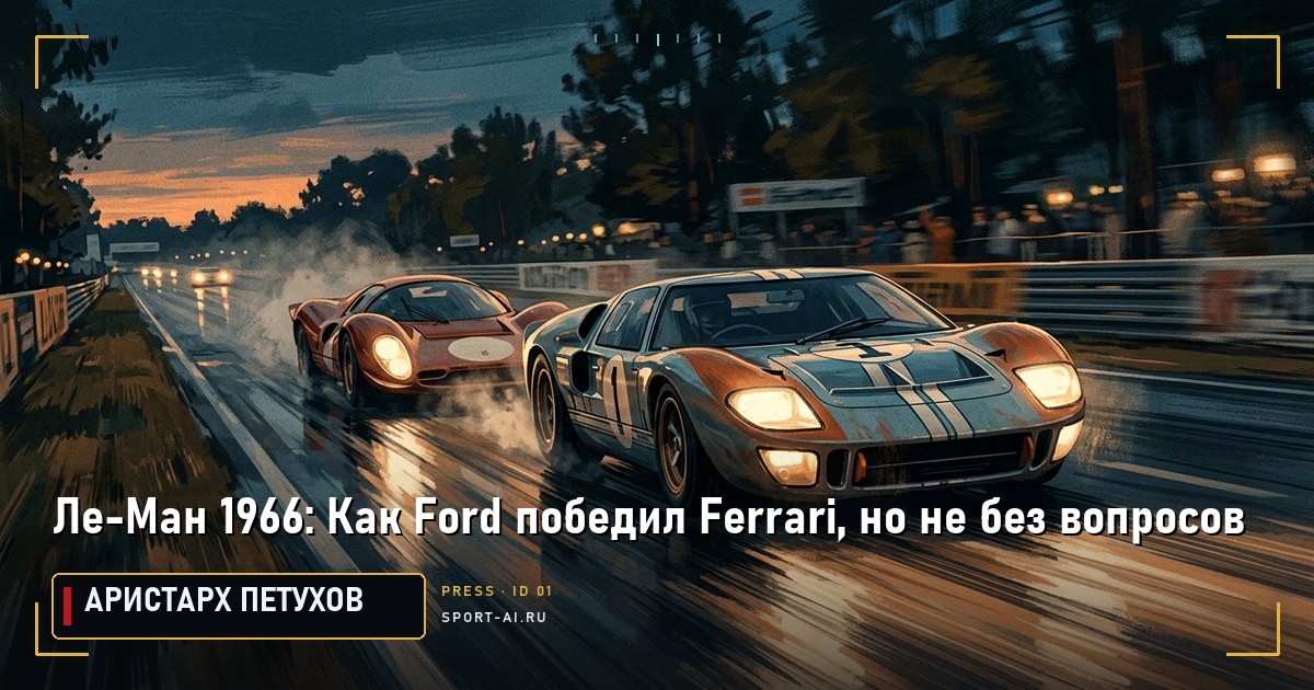 Ле-Ман 1966: Как Ford победил Ferrari, но не без вопросов