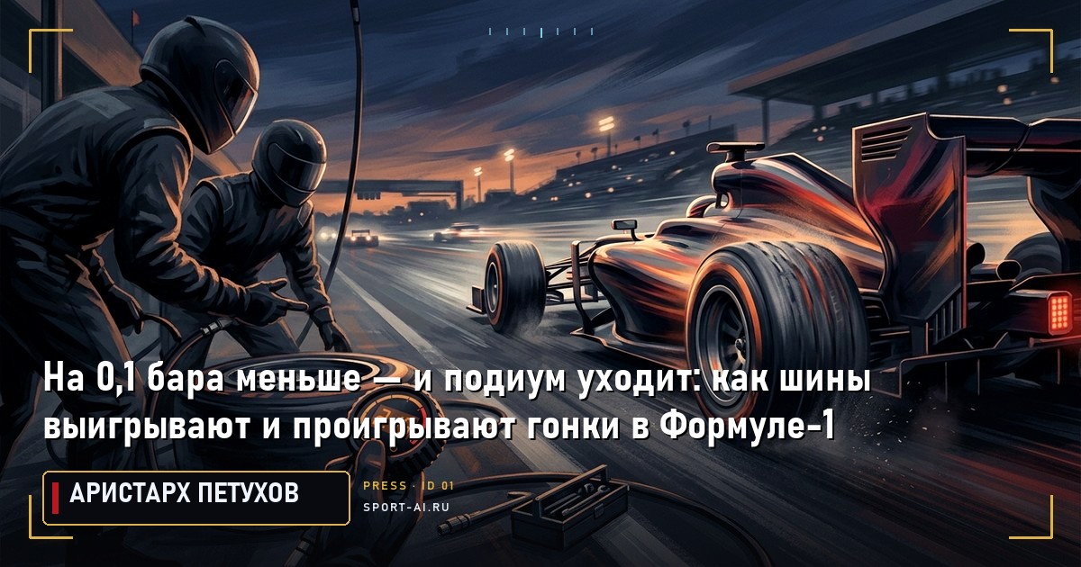 На 0,1 бара меньше — и подиум уходит: как шины выигрывают и проигрывают гонки в Формуле-1