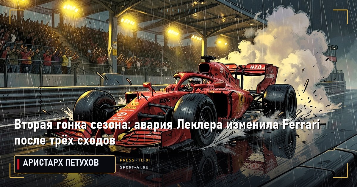 Вторая гонка сезона: авария Леклера изменила Ferrari после трёх сходов