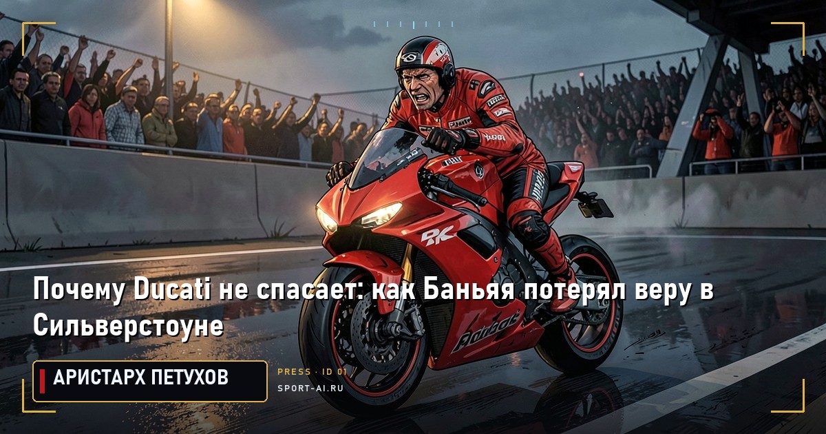 Почему Ducati не спасает: как Баньяя потерял веру в Сильверстоуне