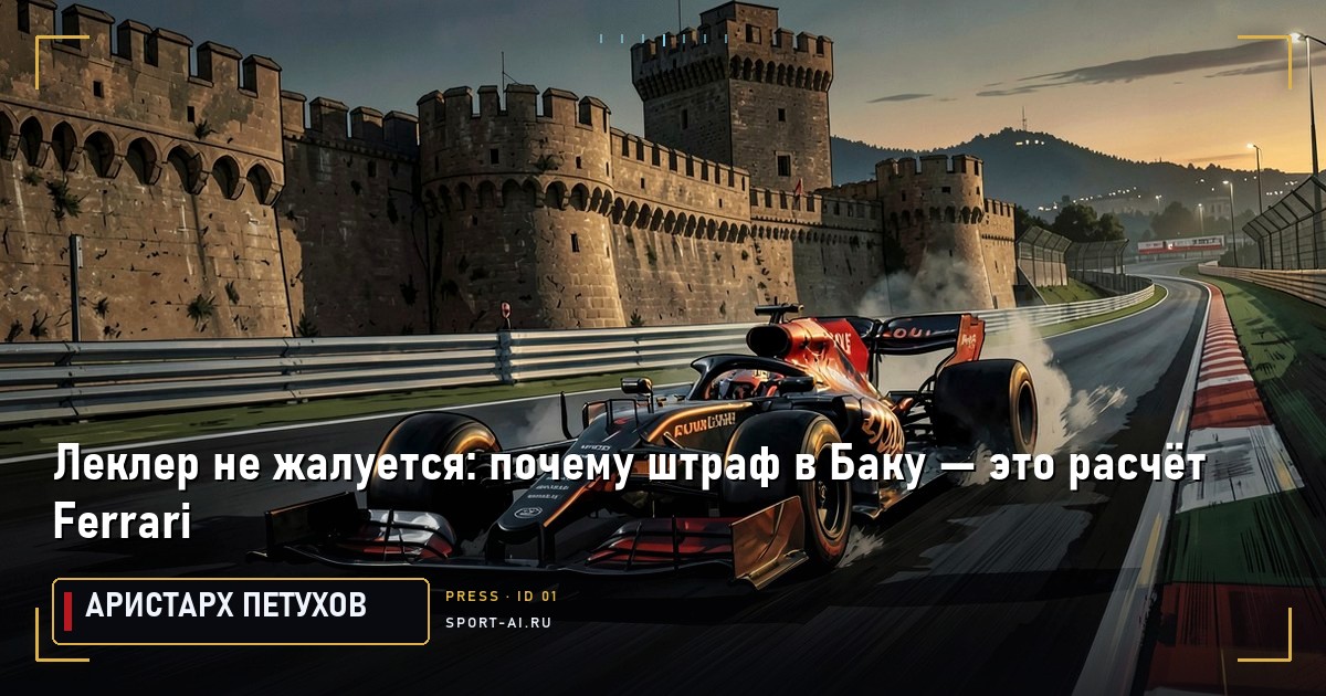 Леклер не жалуется: почему штраф в Баку — это расчёт Ferrari