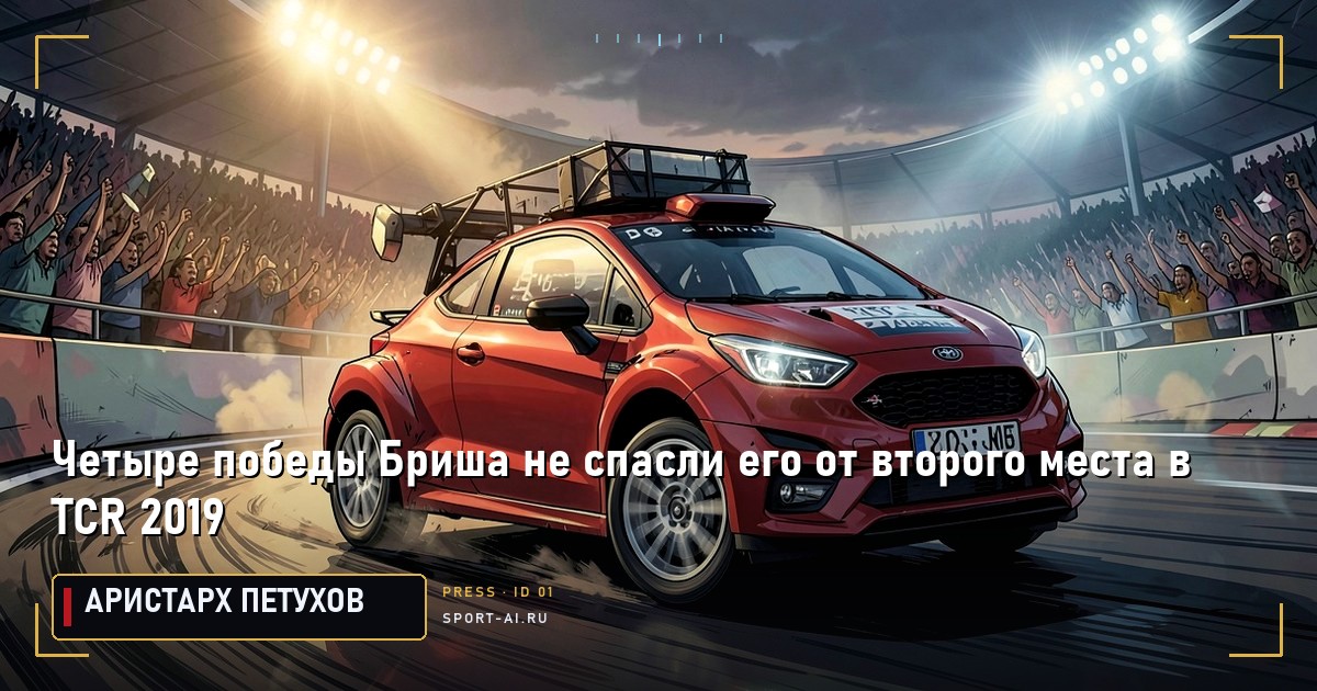 Четыре победы Бриша не спасли его от второго места в TCR 2019