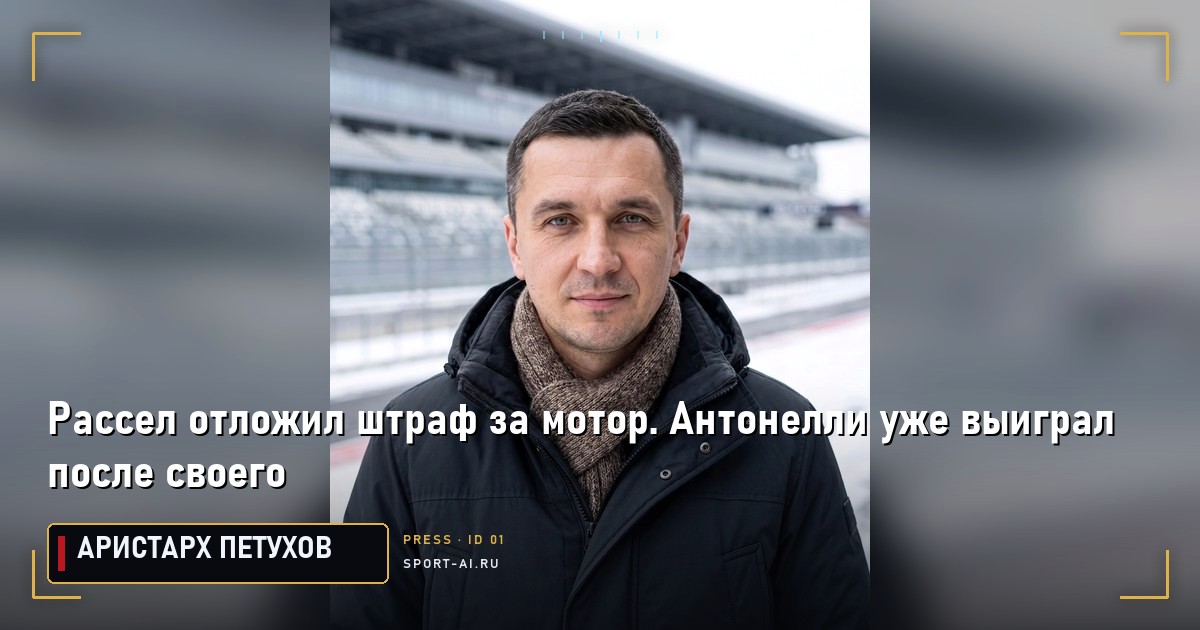 Рассел отложил штраф за мотор. Антонелли уже выиграл после своего