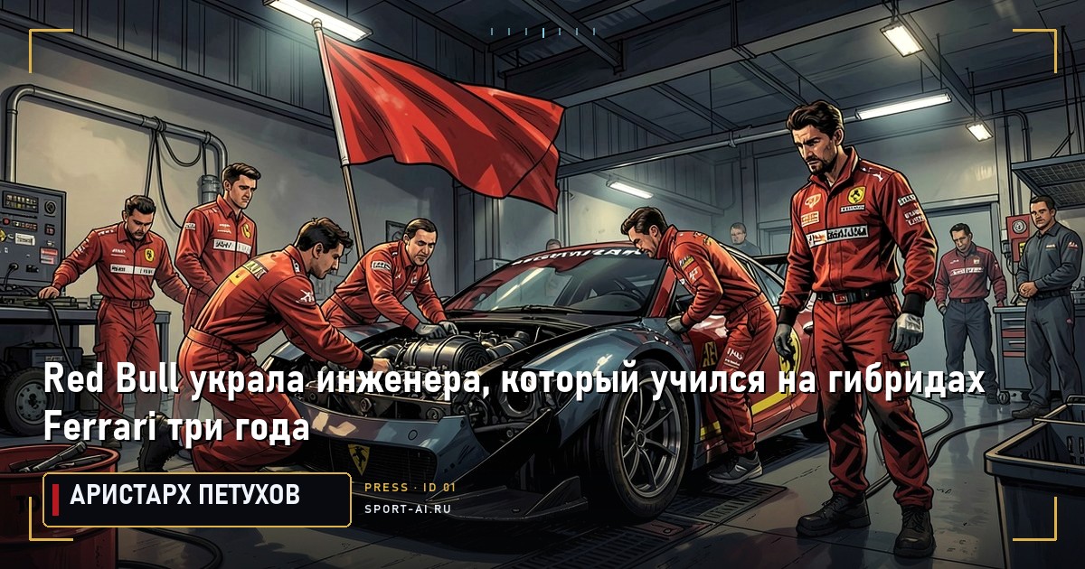 Red Bull украла инженера, который учился на гибридах Ferrari три года