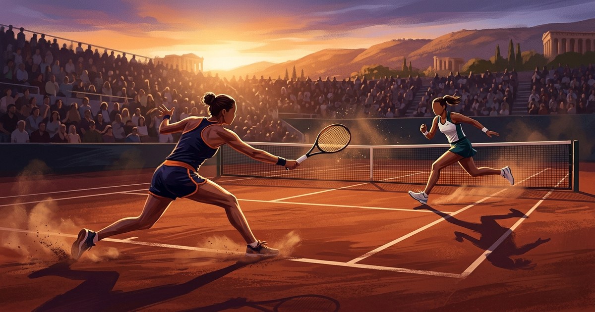 WTA-250 Афины: Таусон vs Крейчикова в полуфинале