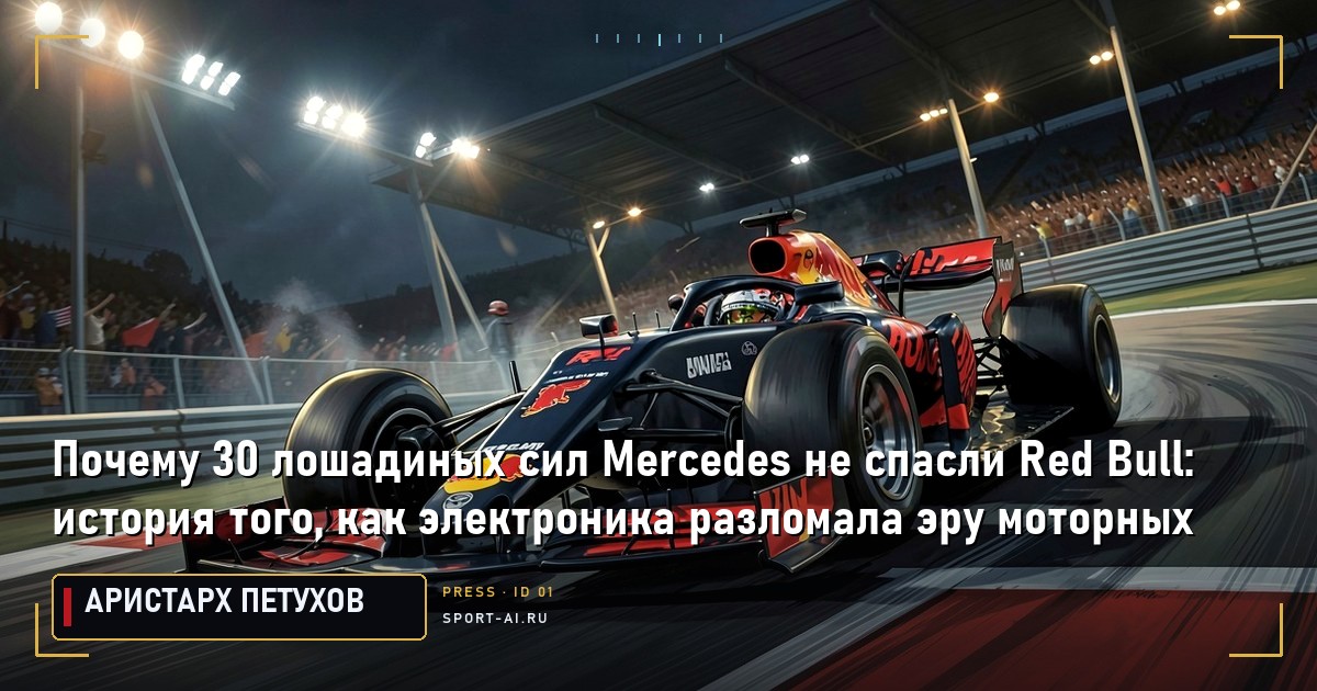 Почему 30 лошадиных сил Mercedes не спасли Red Bull: история того, как электроника разломала эру моторных войн