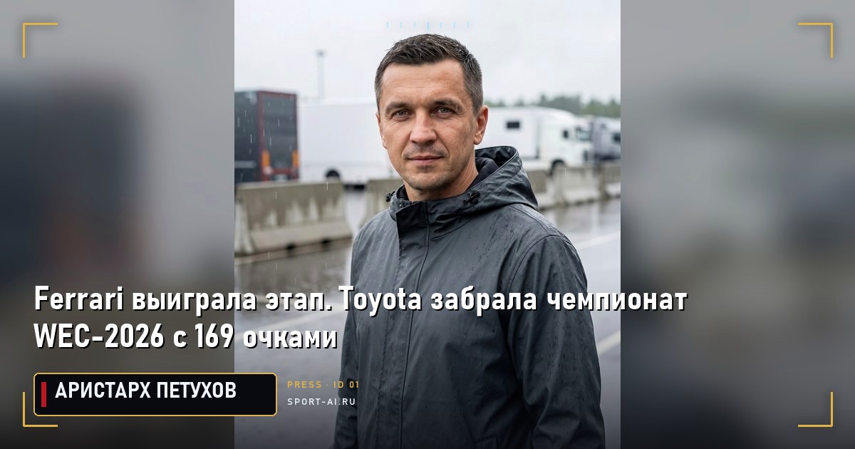 Ferrari выиграла этап. Toyota забрала чемпионат WEC-2026 с 169 очками