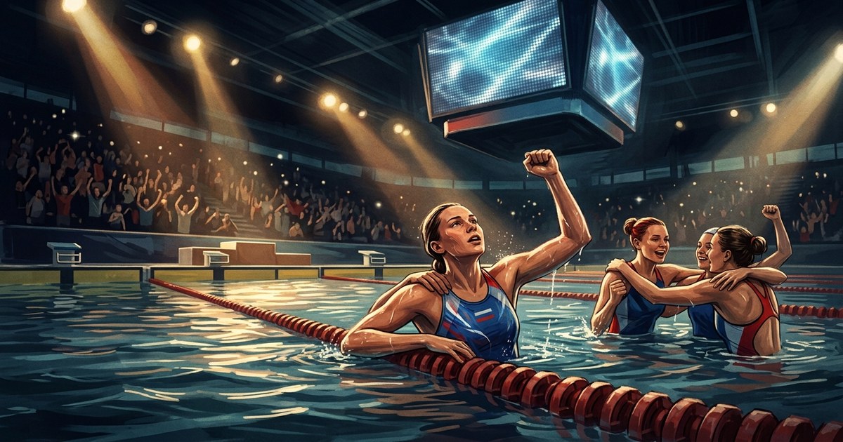 Дьякова: сборная России взяла бронзу на ЧЕ-2026 в эстафете 4x200 м