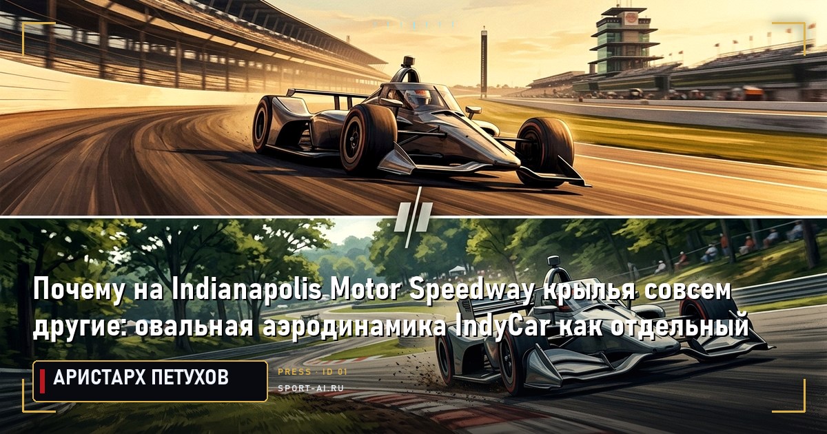 Почему на Indianapolis Motor Speedway крылья совсем другие: овальная аэродинамика IndyCar как отдельный вид спорта