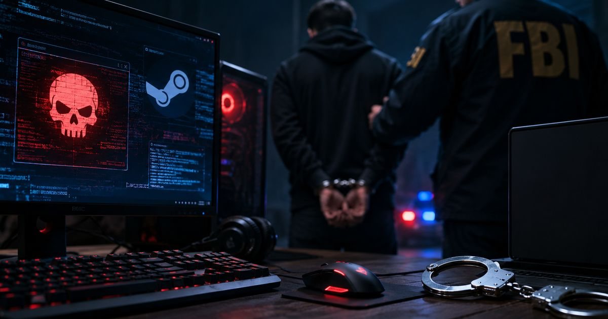 ФБР арестовало хакера, распространявшего вирусы через игры Steam