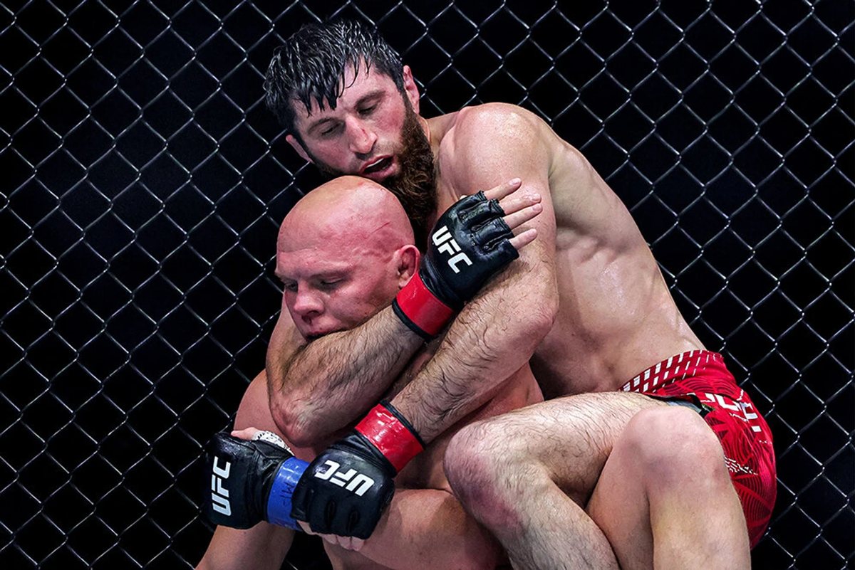 Анкалаев финишировал Гуськова на UFC в Абу-Даби