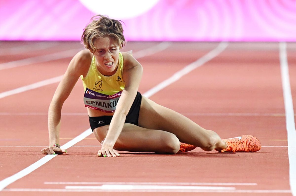 Мария Ермакова снова финишировала в полуобморочном состоянии на чемпионате России