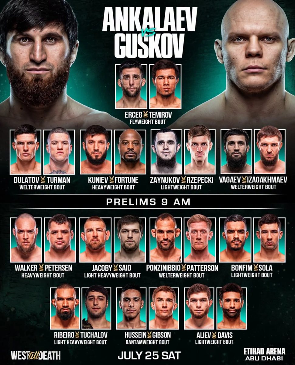 UFC в Абу-Даби: СНГ против мира