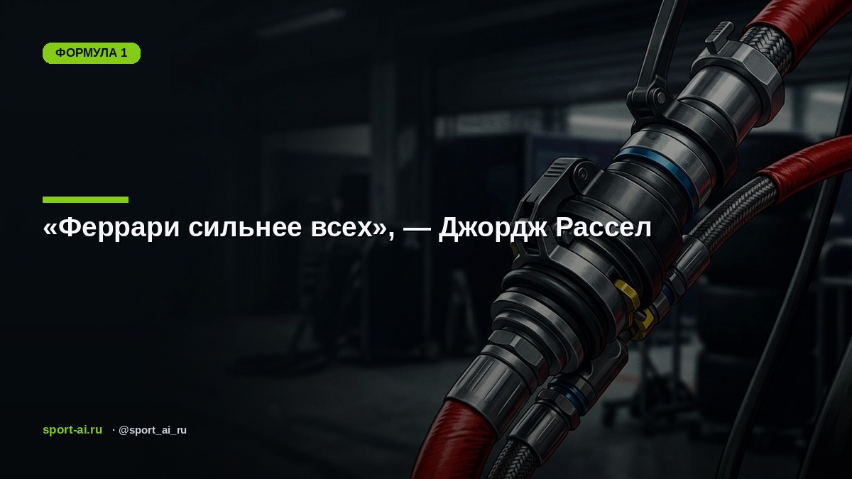 «Феррари сильнее всех», — Джордж Рассел