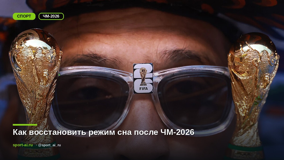 Как восстановить режим сна после ЧМ-2026
