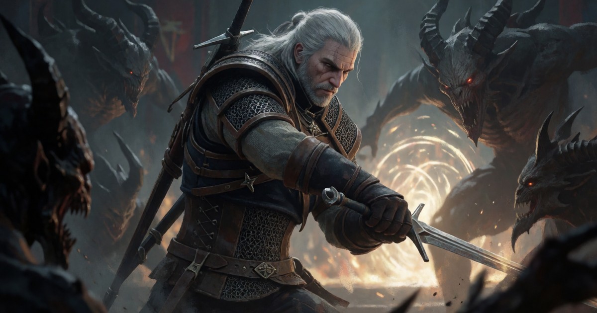 Blizzard и CDPR представили скин Геральта для Diablo IV