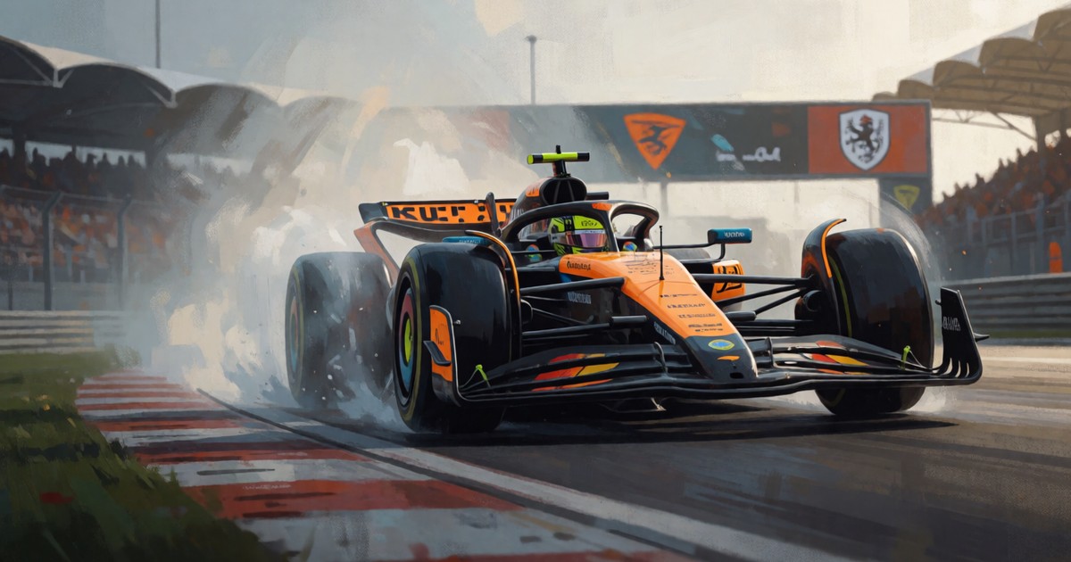 Норрис недоволен проблемой с разгоном McLaren в Малайзии