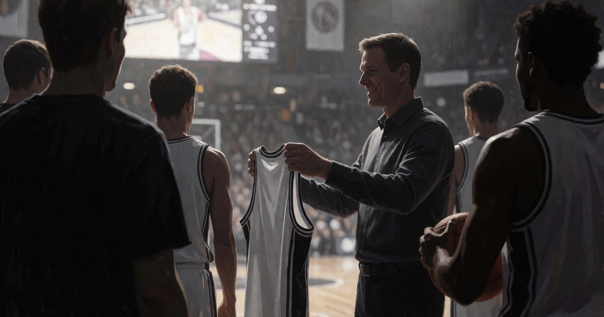 Жорди Фернандес подарил Гвардиоле именное джерси «Бруклин Нетс»