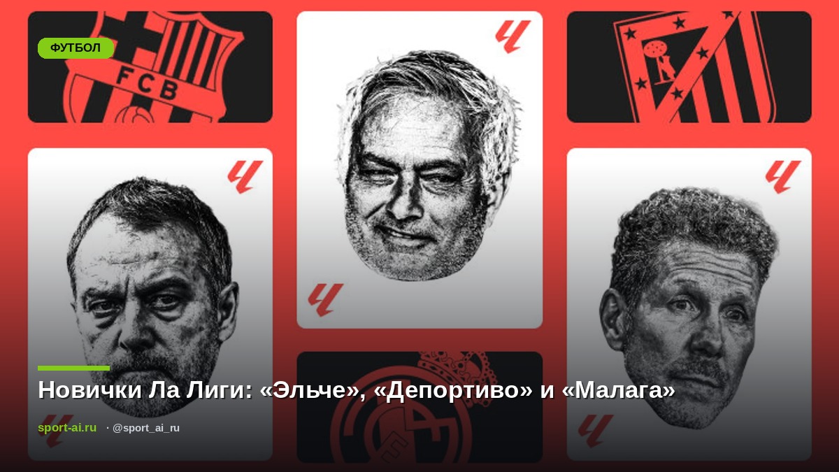 Новички Ла Лиги: «Эльче», «Депортиво» и «Малага»