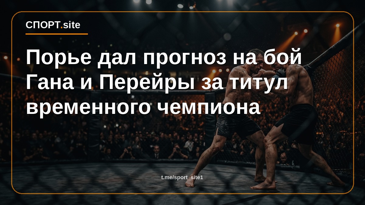 Порье дал прогноз на бой Гана и Перейры за титул временного чемпиона