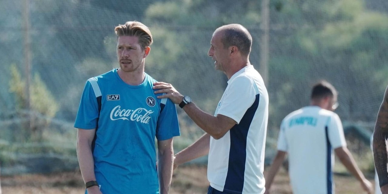 Аллегри передвинул Де Брёйне в центр поля: Napoli ждёт Рому