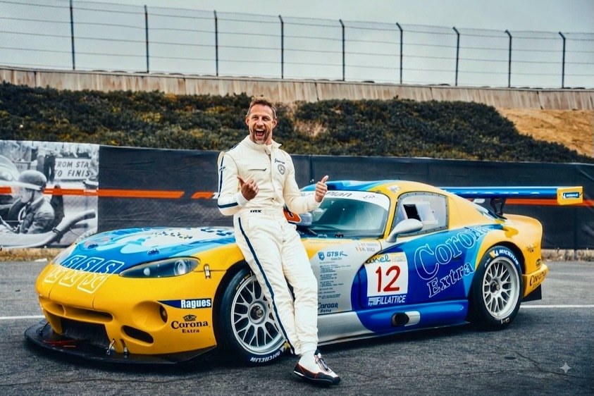 Баттон купил гоночный Chrysler Viper легендарного Бельмондо