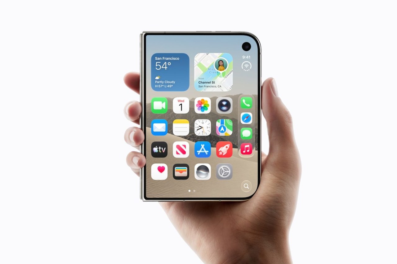 Блогер протестировал складной iPhone Duo