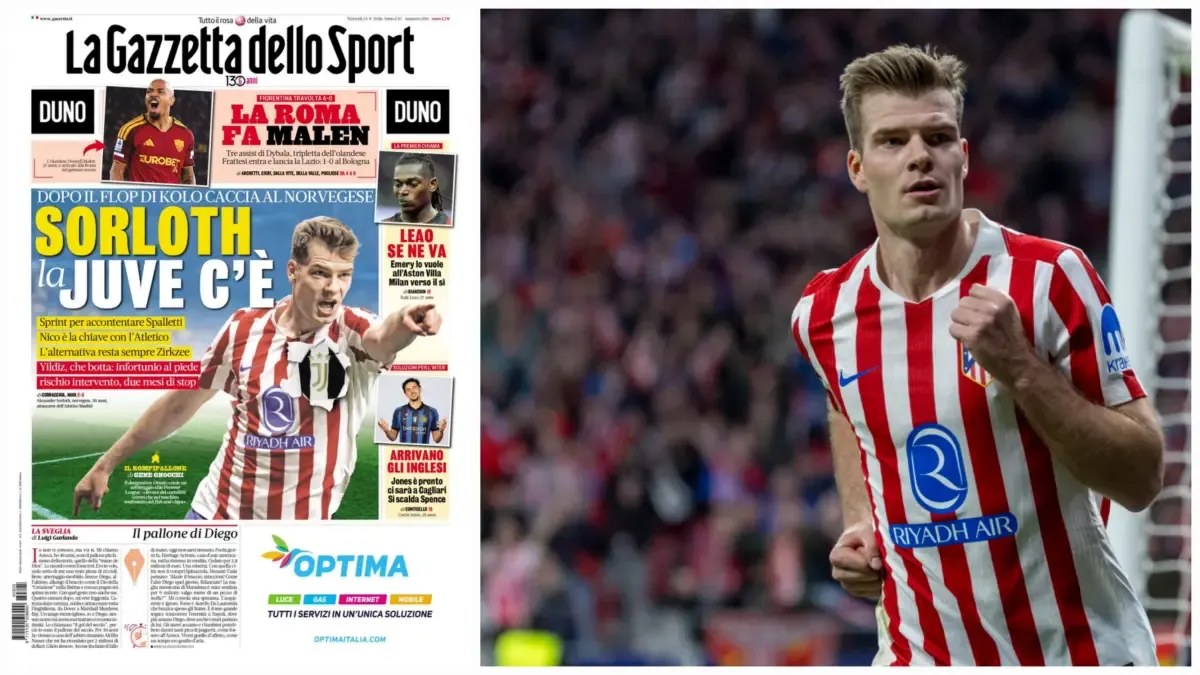 «Ювентус» интересуется Сёрлотом, несмотря на планы «Атлетико»