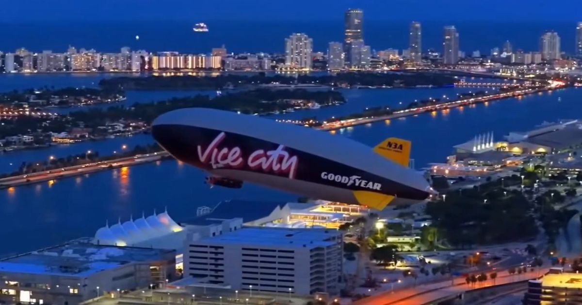 Майами превратили в Вайс-Сити с рекламой «Гранд-тефт-авто 6»