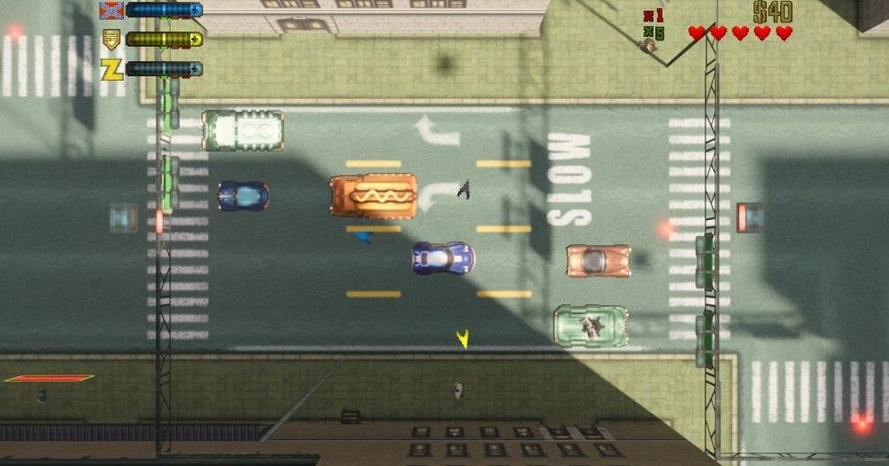 Моддер добавил трассировку лучей в GTA 2