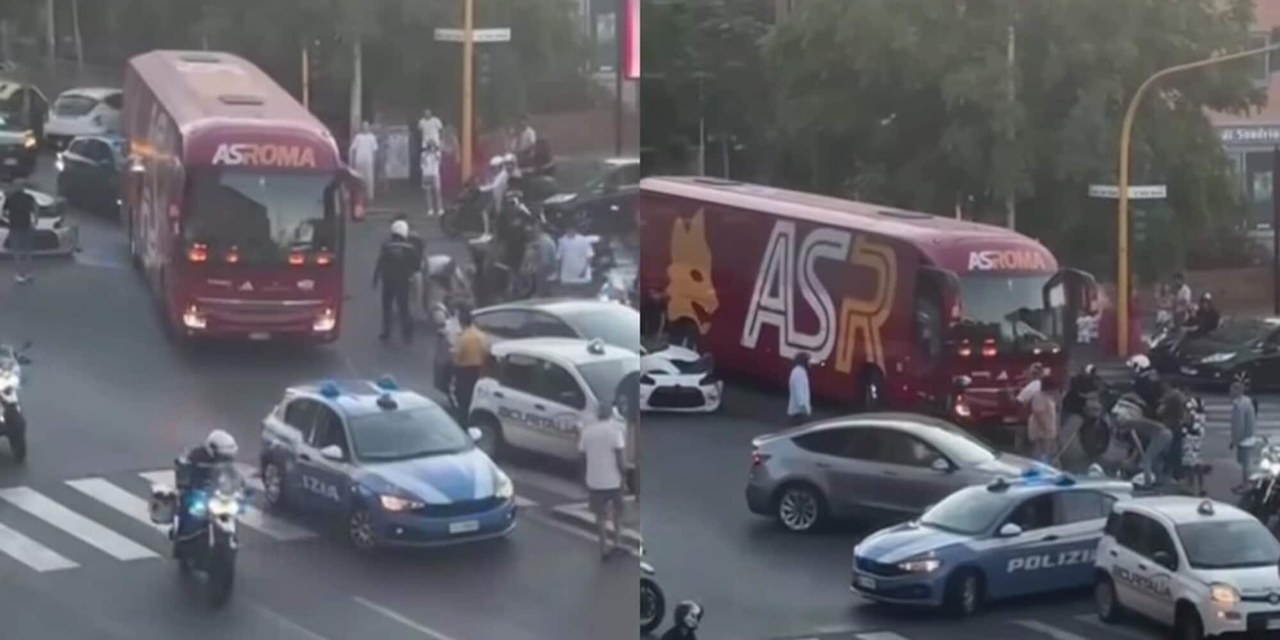 Полицейский пострадал в ДТП перед матчем «Рома» — «Аталанта»