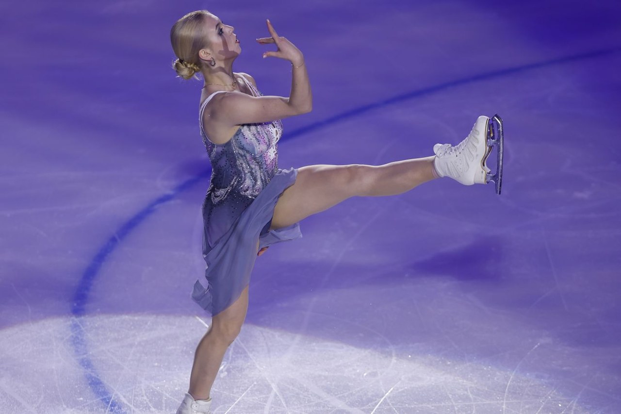 Трусова откатала произвольную программу с четверным лутцем