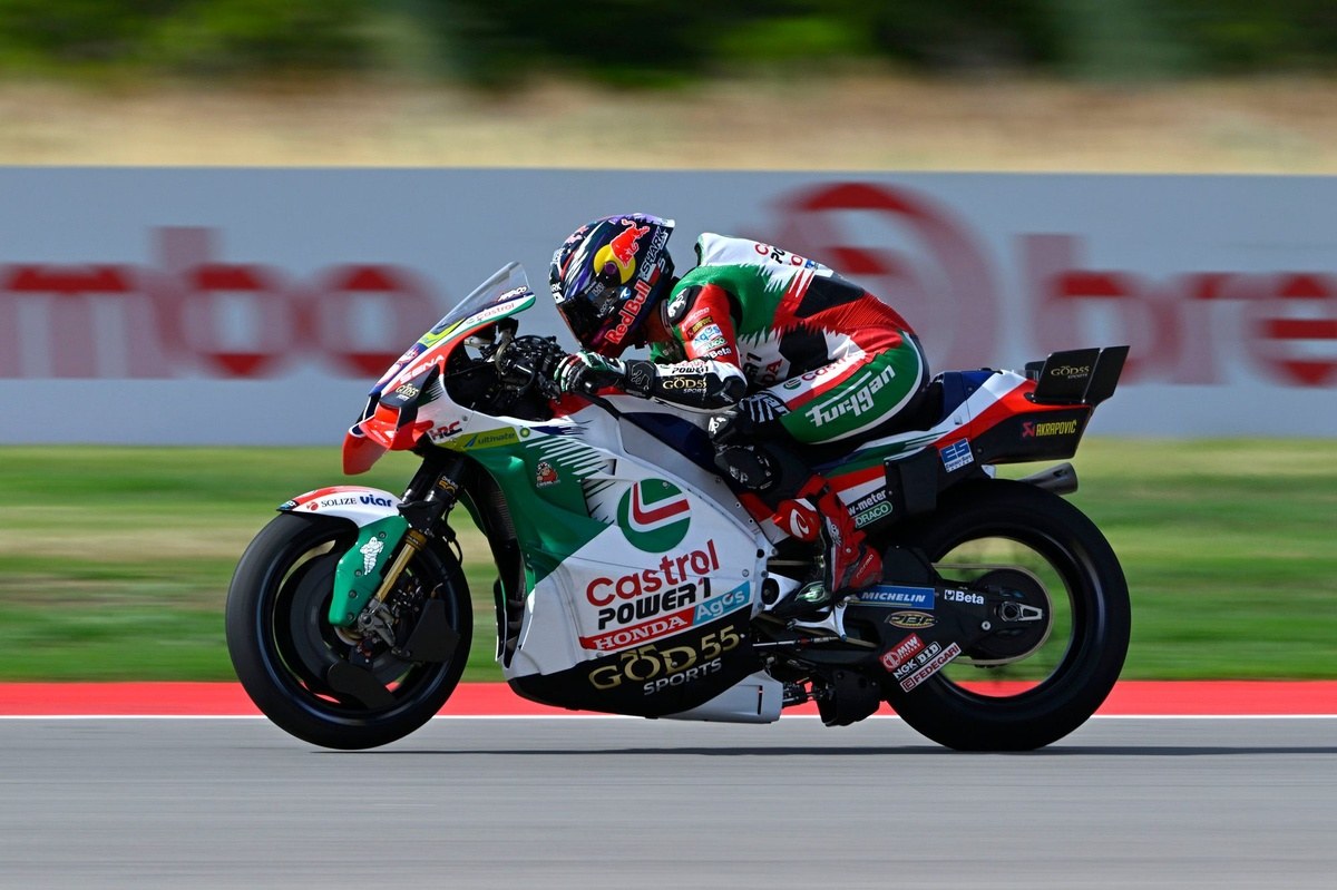 Зарко вернулся в MotoGP после травмы и показал лучшее время среди гонщиков «Хонды»